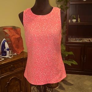 Banana Republic leopard zip top